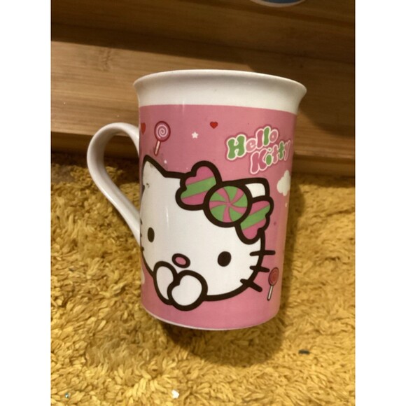 Hello Kitty Lover Stocking Stuffer Kit Coffee Mugs Coin Purse Vintage Stickers + - Picture 5 of 12